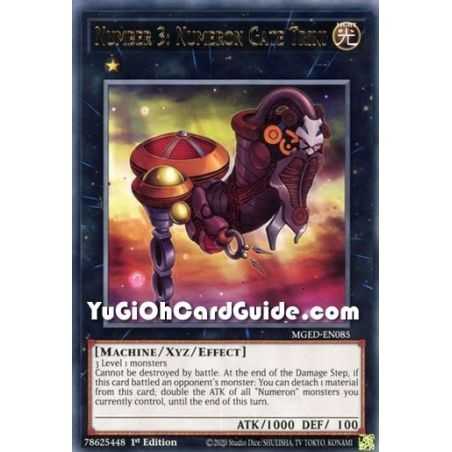Number 3: Numeron Gate Trini (Rare) – Maximum Gold El Dorado | Carta YUGIOH en México