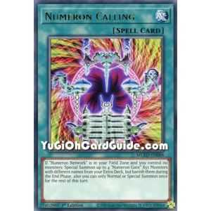 Numeron Calling (Rare) – Maximum Gold El Dorado | Carta YUGIOH en México