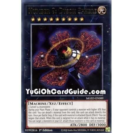 Number 9: Dyson Sphere (Rare) – Maximum Gold El Dorado | Carta YUGIOH en México