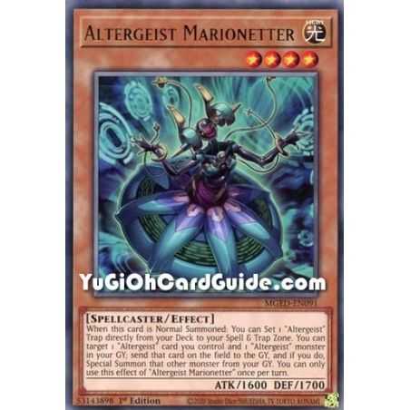 Altergeist Marionetter (Rare) – Maximum Gold El Dorado | Carta YUGIOH en México