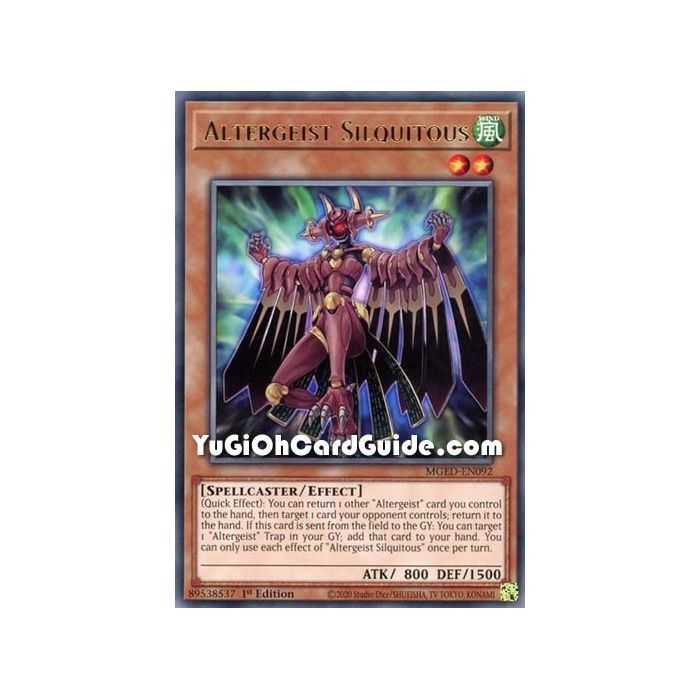 Altergeist Silquitous (Rare) – Maximum Gold El Dorado | Carta YUGIOH en México