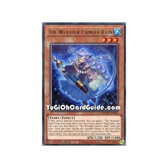 The Weather Painter Rain (Rare) – Maximum Gold El Dorado | Carta YUGIOH en México