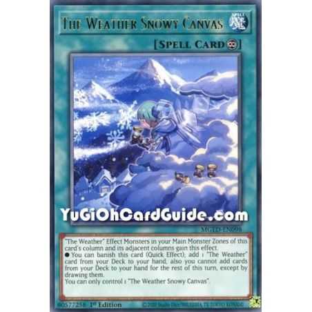 The Weather Snowy Canvas (Rare) – Maximum Gold El Dorado | Carta YUGIOH en México