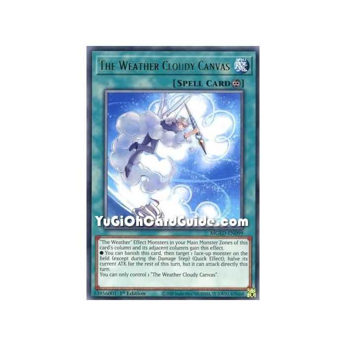 The Weather Cloudy Canvas (Rare) – Maximum Gold El Dorado | Carta YUGIOH en México