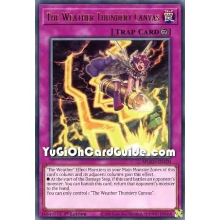 The Weather Thundery Canvas (Rare) – Maximum Gold El Dorado | Carta YUGIOH en México