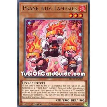 Prank-Kids Lampsies (Rare) – Maximum Gold El Dorado | Carta YUGIOH en México