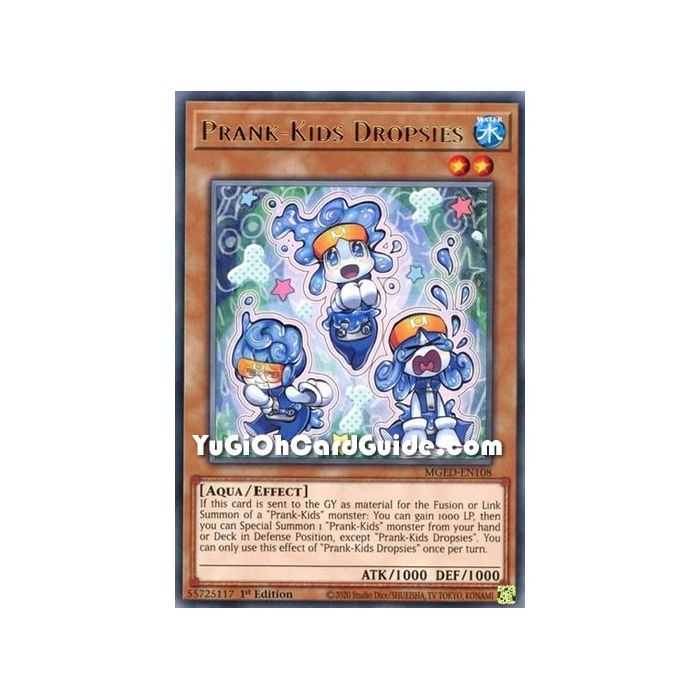 Prank-Kids Dropsies (Rare) – Maximum Gold El Dorado | Carta YUGIOH en México
