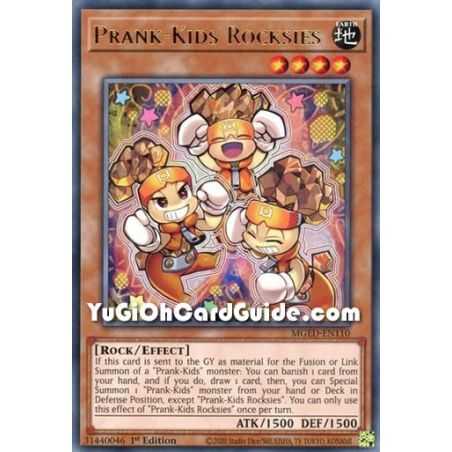 Prank-Kids Rocksies (Rare) – Maximum Gold El Dorado | Carta YUGIOH en México