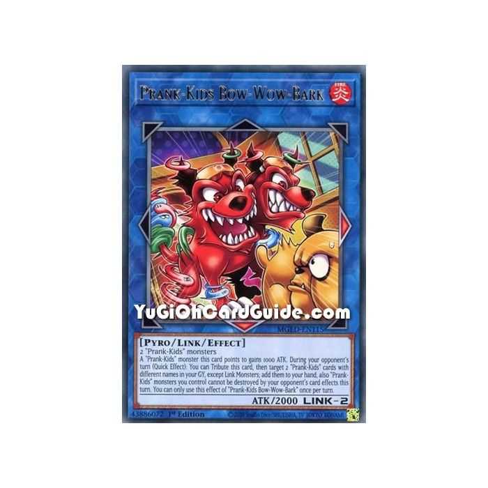 Prank-Kids Bow-Wow-Bark (Rare) – Maximum Gold El Dorado | Carta YUGIOH en México