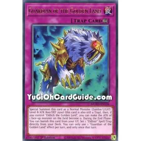 Guardian of the Golden Land (Rare) – Maximum Gold El Dorado | Carta YUGIOH en México