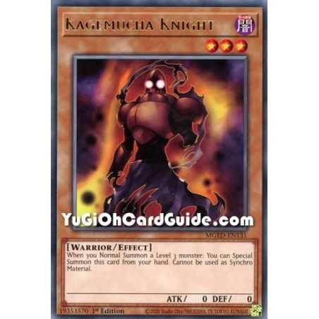 Kagemucha Knight (Rare) – Maximum Gold El Dorado | Carta YUGIOH en México