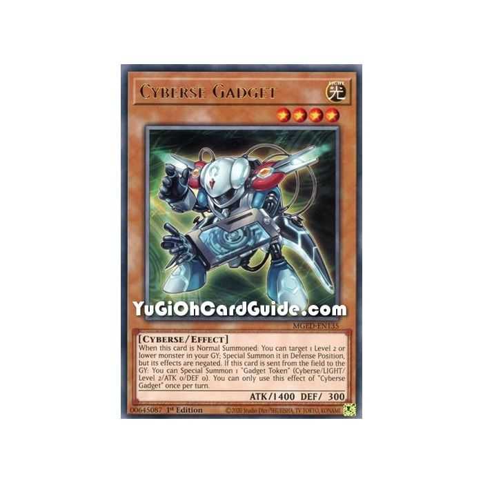 Cyberse Gadget (Rare) – Maximum Gold El Dorado | Carta YUGIOH en México