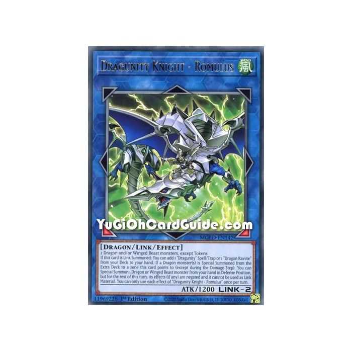Dragunity Knight – Romulus (Rare) – Maximum Gold El Dorado | Carta YUGIOH en México