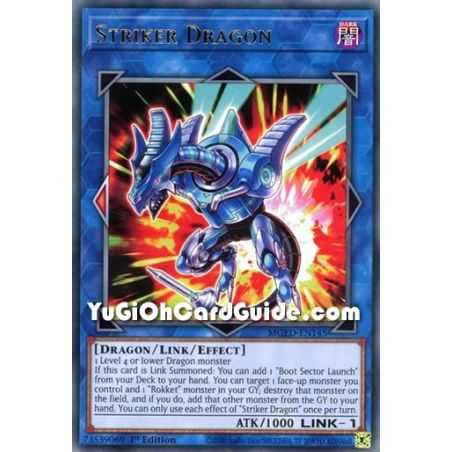 Striker Dragon (Rare) – Maximum Gold El Dorado | Carta YUGIOH en México
