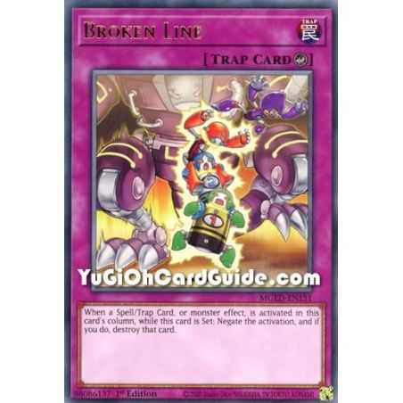 Broken Line (Rare) – Maximum Gold El Dorado | Carta YUGIOH en México