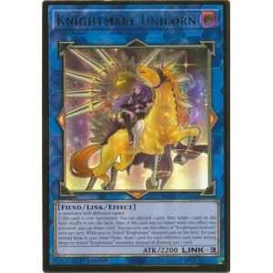 Knightmare Unicorn (Alternative Art) (Premium Gold Rare) – Maximum Gold El Dorado | Carta YUGIOH en México