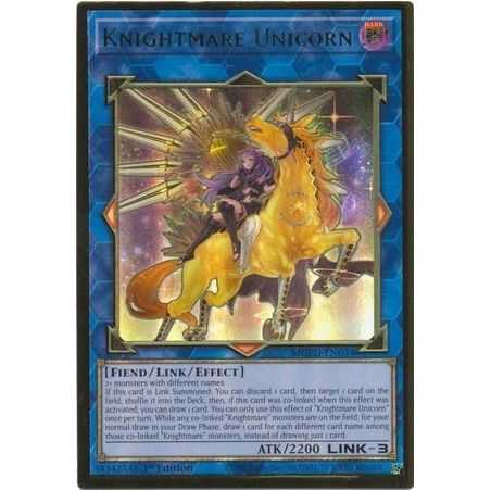 Knightmare Unicorn (Alternative Art) (Premium Gold Rare) – Maximum Gold El Dorado | Carta YUGIOH en México