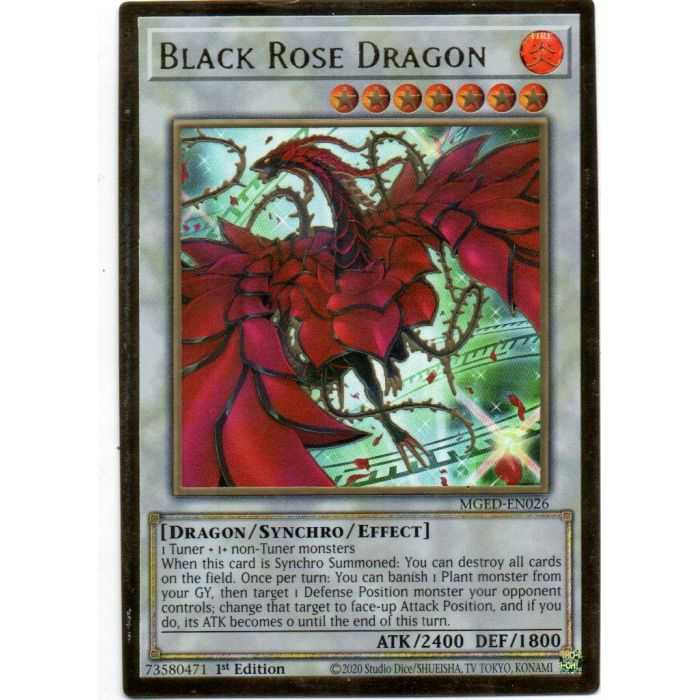 Black Rose Dragon - Alternate Art (Premium Gold Rare) – Maximum Gold El Dorado | Carta YUGIOH en México