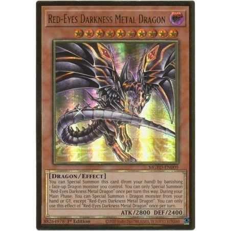 Red-Eyes Darkness Metal Dragon - Alternate Art (Premium Gold Rare) – Maximum Gold El Dorado | Carta YUGIOH en México