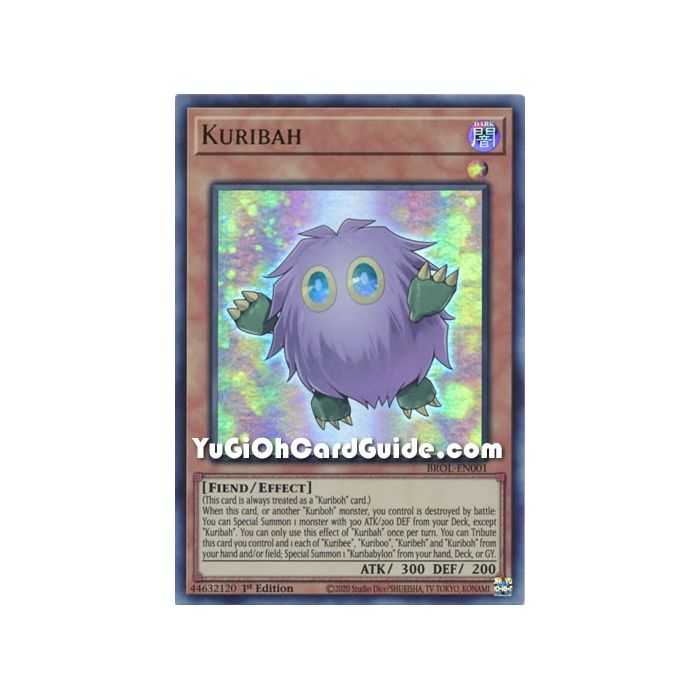 Kuribah (Ultra Rare) – Brothers of Legend | Carta YUGIOH en México