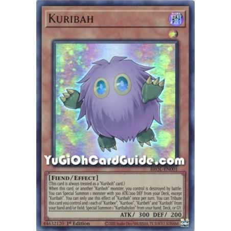 Kuribah (Ultra Rare) – Brothers of Legend | Carta YUGIOH en México