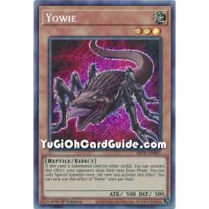Yowie (Secret Rare) – Brothers of Legend | Carta YUGIOH en México
