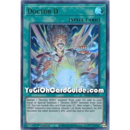 Doctor D (Ultra Rare) – Brothers of Legend | Carta YUGIOH en México