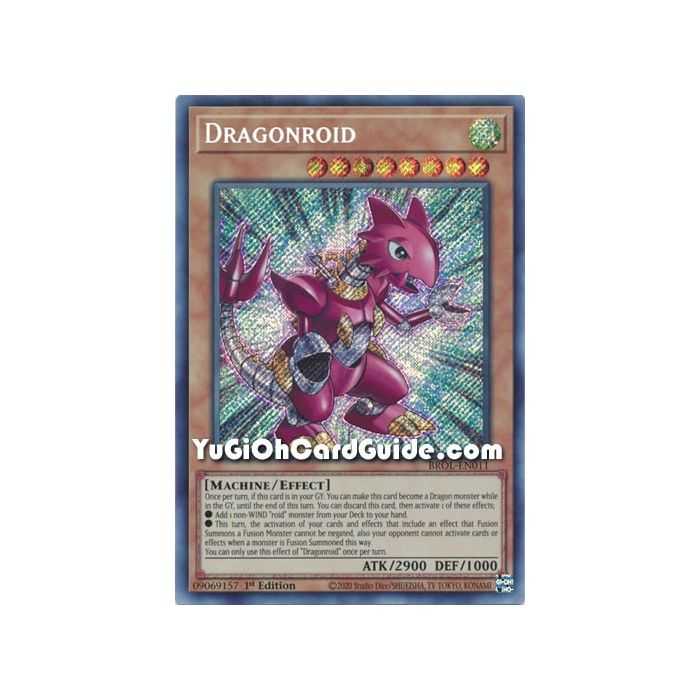 Dragonroid (Secret Rare) – Brothers of Legend | Carta YUGIOH en México