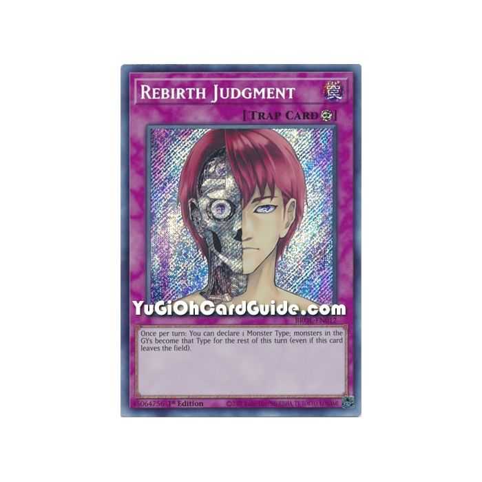 Rebirth Judgment (Secret Rare) – Brothers of Legend | Carta YUGIOH en México