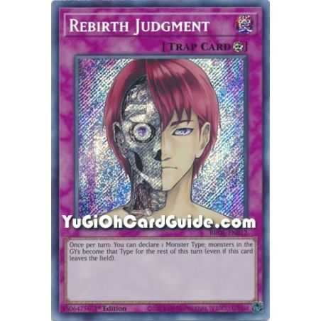 Rebirth Judgment (Secret Rare) – Brothers of Legend | Carta YUGIOH en México