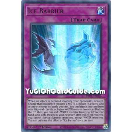 Ice Barrier (Ultra Rare) – Brothers of Legend | Carta YUGIOH en México