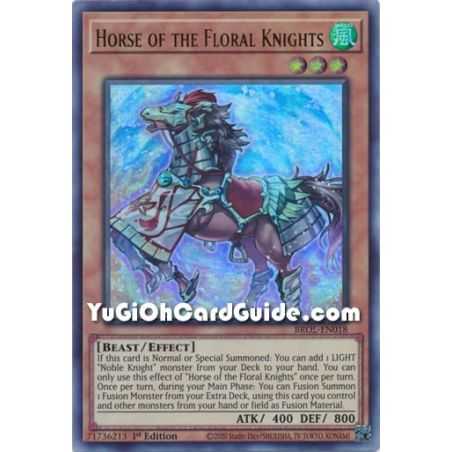 Horse of the Floral Knights (Ultra Rare) – Brothers of Legend | Carta YUGIOH en México