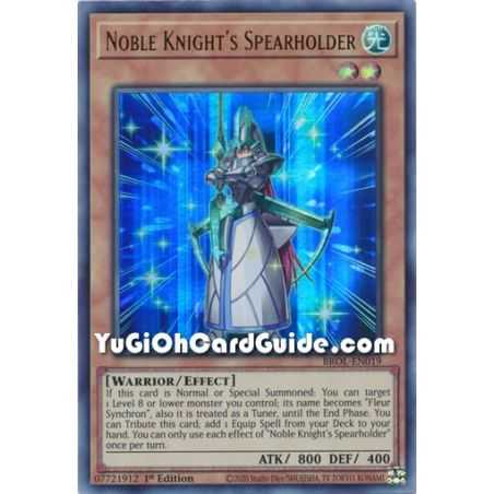 Noble Knight's Spearholder (Ultra Rare) – Brothers of Legend | Carta YUGIOH en México