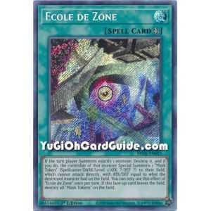 Ecole de Zone (Secret Rare) – Brothers of Legend | Carta YUGIOH en México