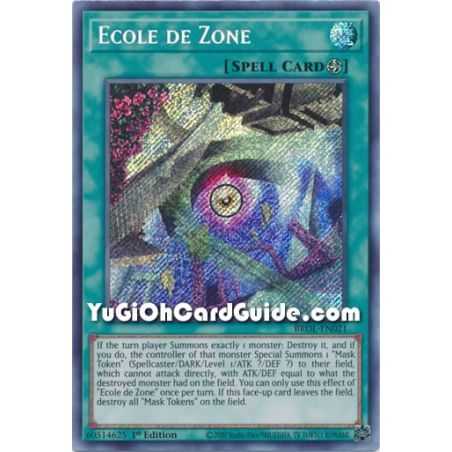 Ecole de Zone (Secret Rare) – Brothers of Legend | Carta YUGIOH en México