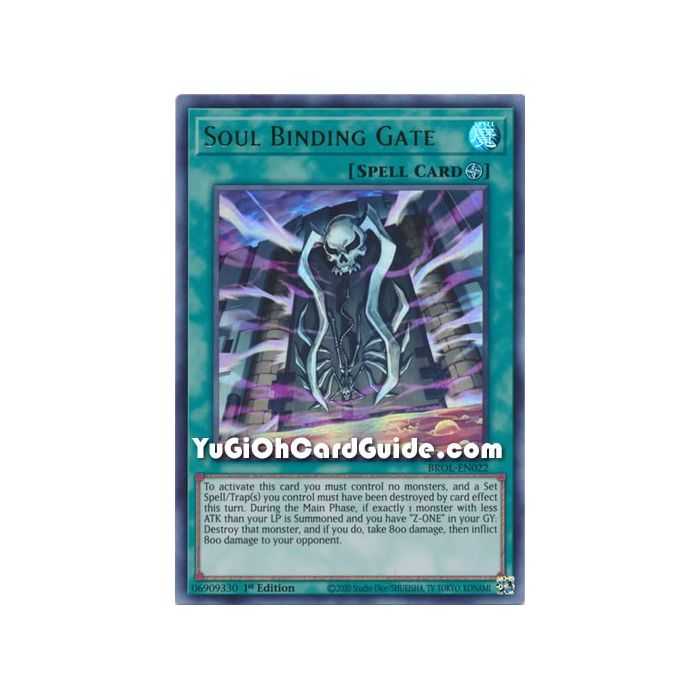 Soul Binding Gate (Ultra Rare) – Brothers of Legend | Carta YUGIOH en México