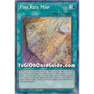Piri Reis Map (Secret Rare) – Brothers of Legend | Carta YUGIOH en México