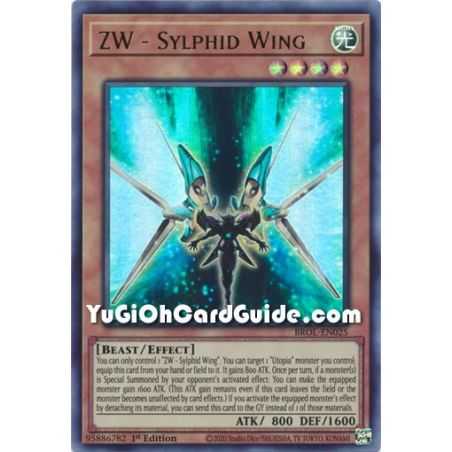 ZW - Sylphid Wing (Ultra Rare) – Brothers of Legend | Carta YUGIOH en México