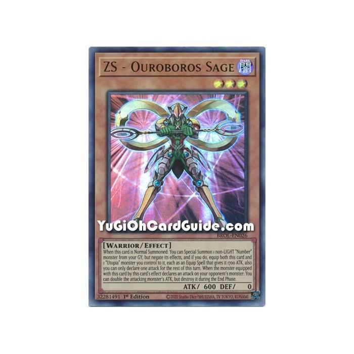 ZS - Ouroboros Sage (Ultra Rare) – Brothers of Legend | Carta YUGIOH en México