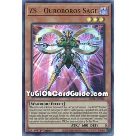 ZS - Ouroboros Sage (Ultra Rare) – Brothers of Legend | Carta YUGIOH en México