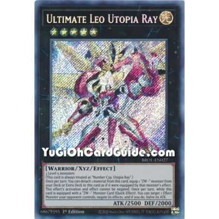 Ultimate Leo Utopia Ray (Secret Rare) – Brothers of Legend | Carta YUGIOH en México
