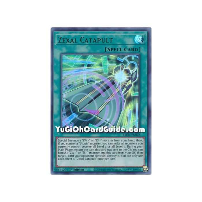 Zexal Catapult (Ultra Rare) – Brothers of Legend | Carta YUGIOH en México