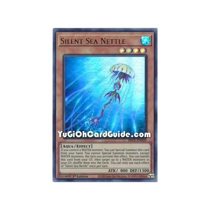 Silent Sea Nettle (Ultra Rare) – Brothers of Legend | Carta YUGIOH en México