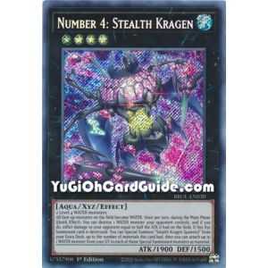 Number 4: Stealth Kragen (Secret Rare) – Brothers of Legend | Carta YUGIOH en México