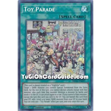 Toy Parade (Secret Rare) – Brothers of Legend | Carta YUGIOH en México