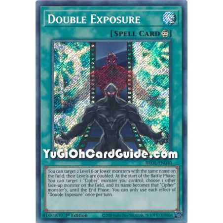 Double Exposure (Secret Rare) – Brothers of Legend | Carta YUGIOH en México