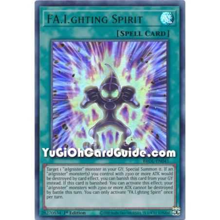 FA.I.ghting Spirit (Ultra Rare) – Brothers of Legend | Carta YUGIOH en México
