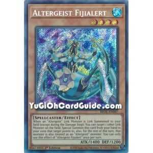 Altergeist Fijialert (Secret Rare) – Brothers of Legend | Carta YUGIOH en México