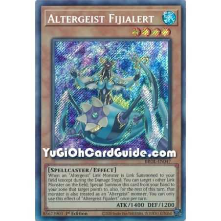 Altergeist Fijialert (Secret Rare) – Brothers of Legend | Carta YUGIOH en México