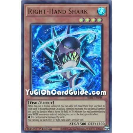 Right-Hand Shark (Ultra Rare) – Brothers of Legend | Carta YUGIOH en México